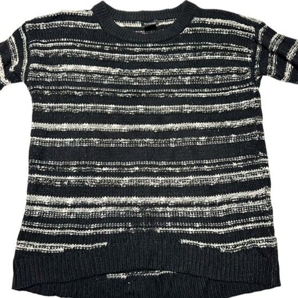 Calvin Klein Jean Black/White Sweater Womens Size Medium - Picture 2 of 5